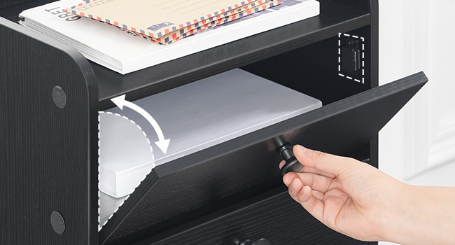 end table with charging station