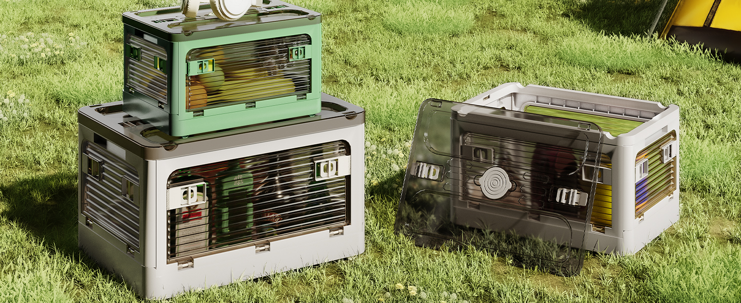 oppbevaringsbokser i plast med lokk