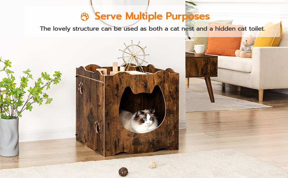 cat litter box enclosure