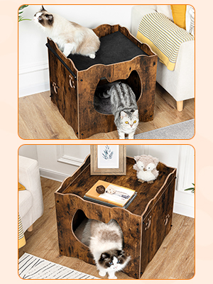 cat litter box enclosure