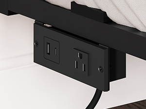 full size floating bed frame