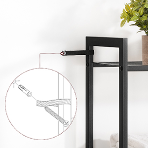 Półka oszczędzająca miejsce w łazience