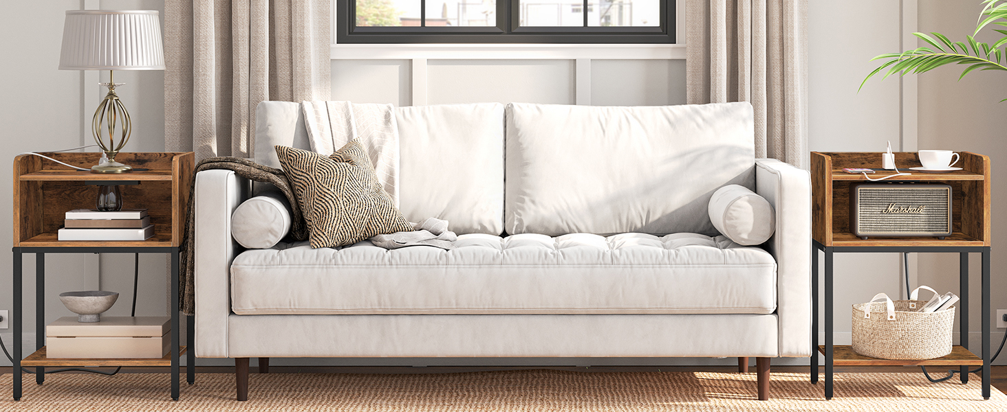 Πλευρικό τραπέζι με σταθμό φόρτισης