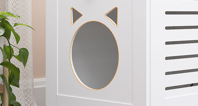 Enclos de litière pour chats