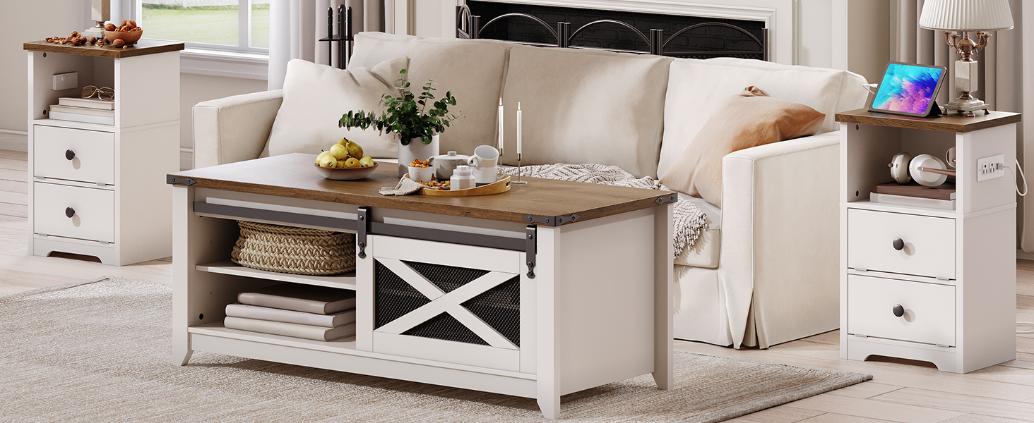 منضدة مع محطة شحن