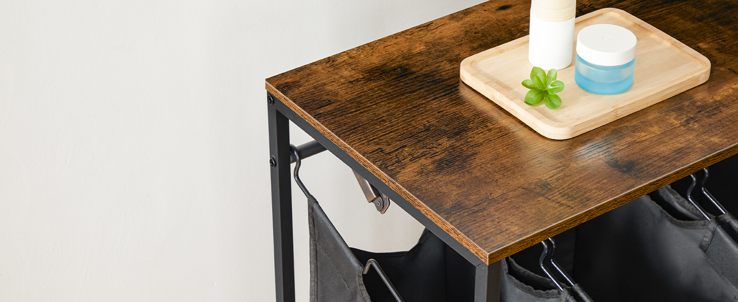 chariot à panier à linge