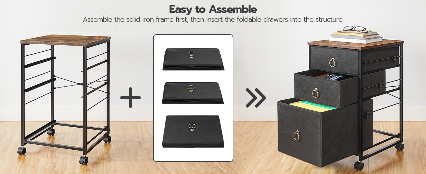 3 szafka na dokumenty z szufladami