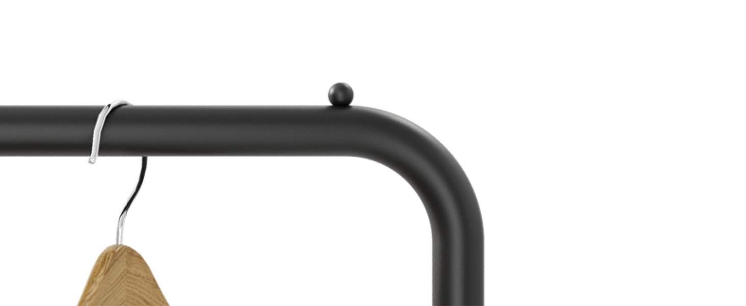 stojak na ubrania z kółkami, 39 Calowy stojak na odzież, ROLLING SATHENT RACK do wiszących ubrań, z półką do przechowywania siatki, 110 Pojemność obciążenia LB, do sypialni, pralnia, czarny