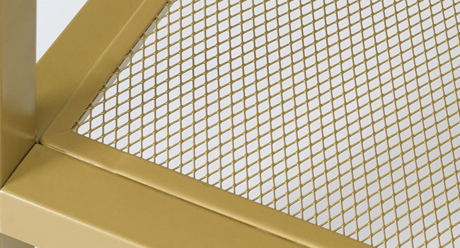 metal mesh shelf