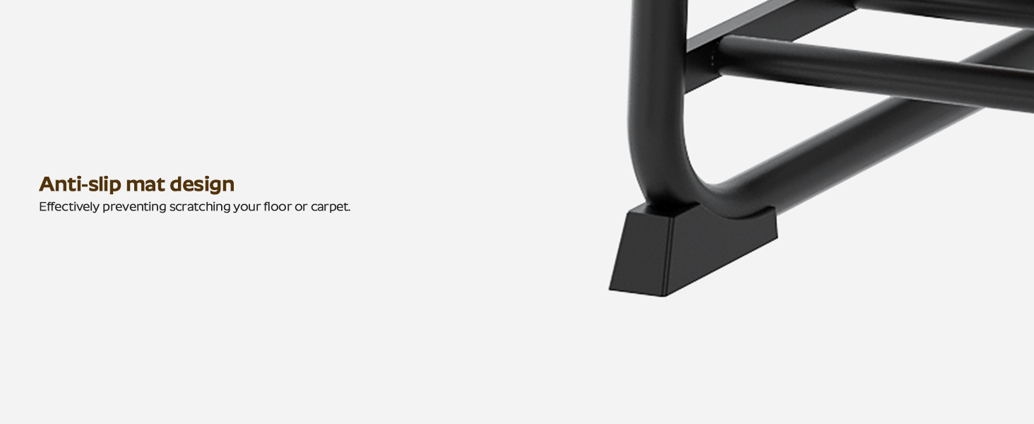 Ruhatartó, Ruházati állvány lógó ruhákhoz, Ipari ruházati állvány 2 Polcok