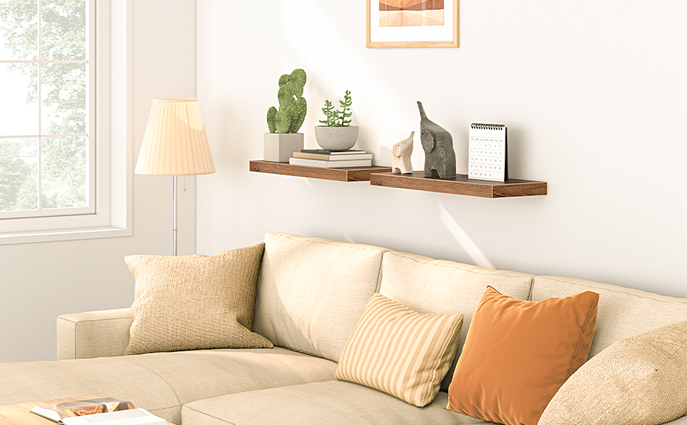 étagères filotantes