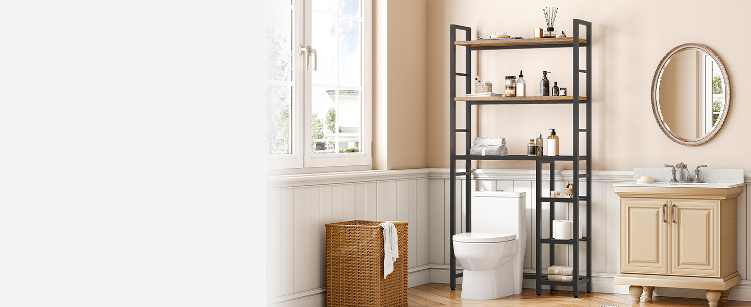  au-dessus du rangement des toilettes