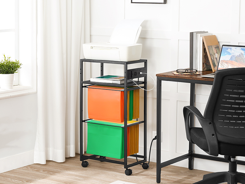 Tiedostokärryt pyörillä ripustettavat tiedostot Vierekärrytiedostokärry pyörillä rullatiedosto