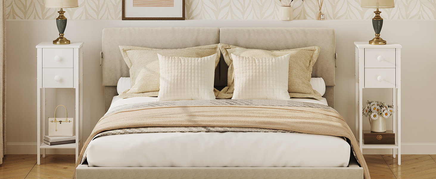 small bedside table set of 2