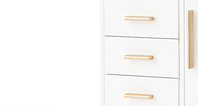 Šperky se skleněným oknem, Organizátor šperků s velkou kapacitou, Úložiště šperků, Přenosný organizátor organizátoru šperků, Moderní styl, Bílé a lehké zlato