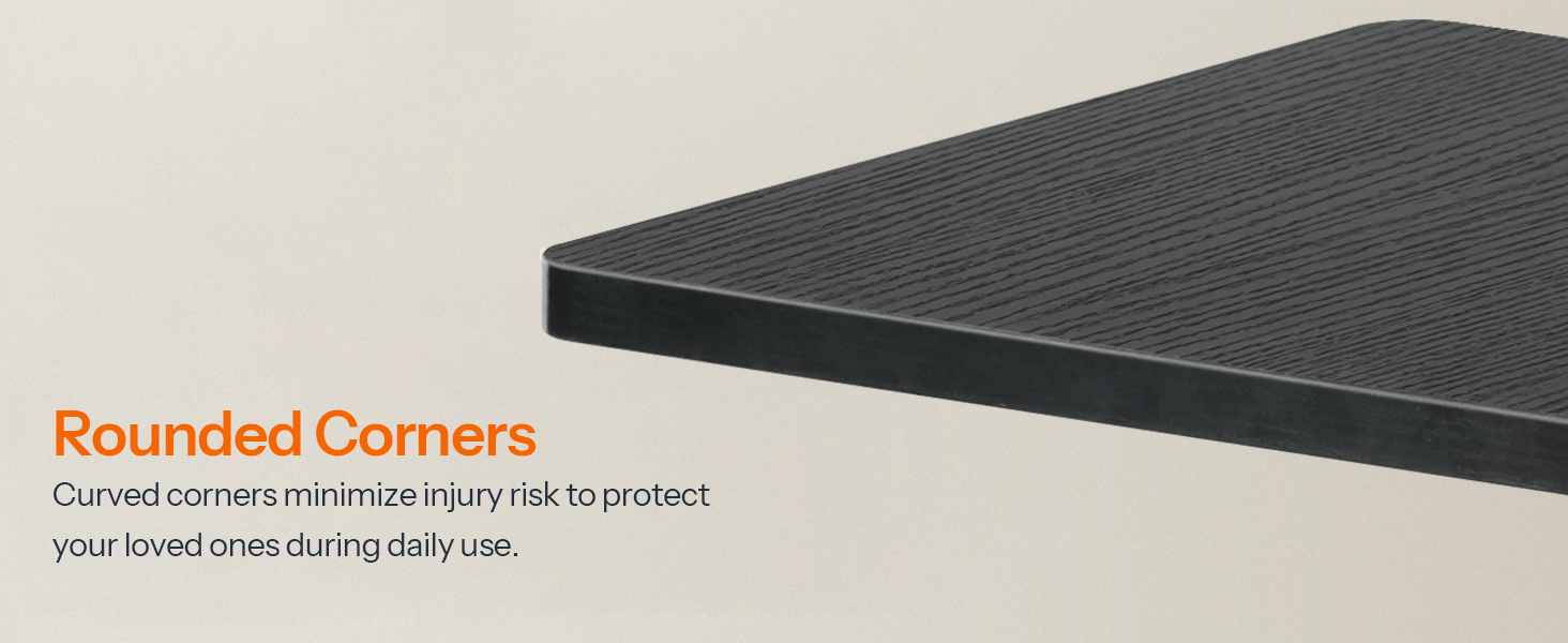 angoli arrotondati per tavolo