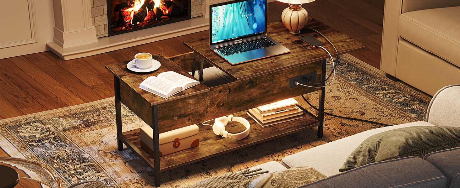 Ανυψώστε το κορυφαίο τραπέζι του καφέ