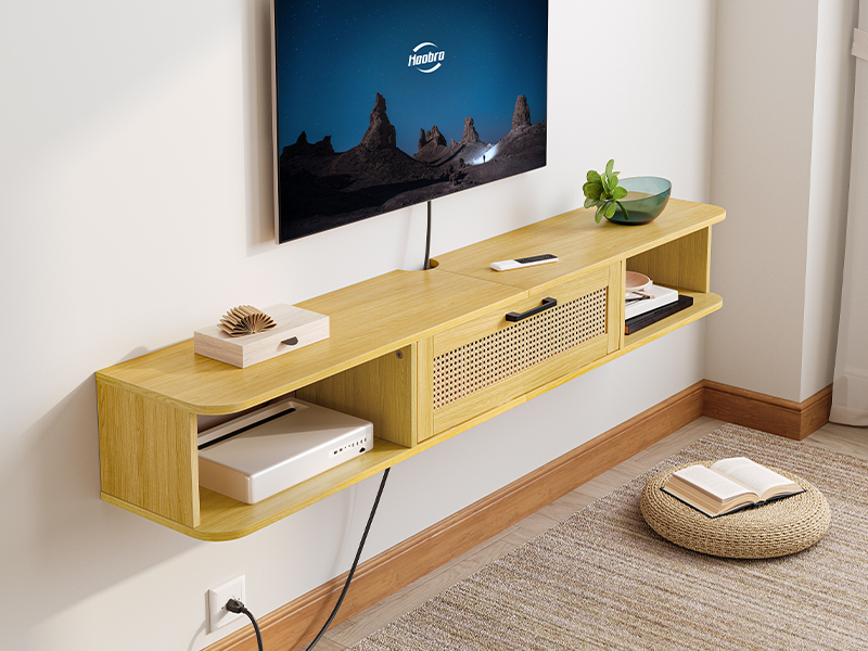 colonna porta tv galleggiante