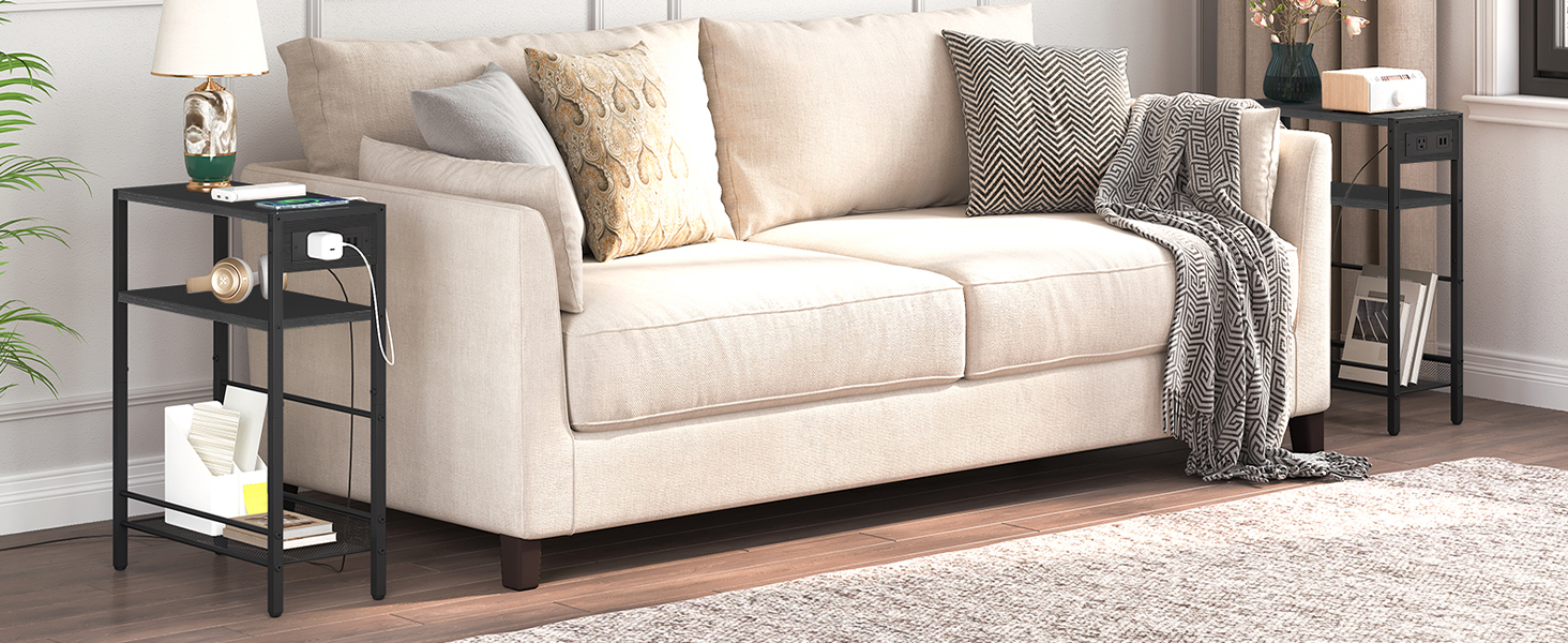 tavolino stretto nero bb102ubz01