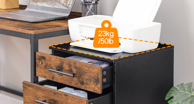 5-خزانة ذات درج, حافظة الملفات, خزانة الملفات الخشبية, مجلس الوزراء المكاتب مع الأدراج, خزانة التخزين للمكياج, للمكتب المنزلي, يذاكر, التجميع سهل, بني ريفي