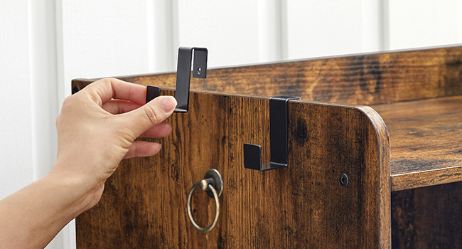 Kancelária bočného spisu skrinky s zásuvkou a nabíjacím portom USB, Moderná stojan na tlačiarni a počítačový hostiteľský stojan s otvorenými úložnými policiami, pre domácu kanceláriu