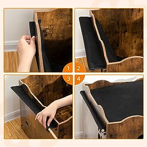 cat litter box enclosure