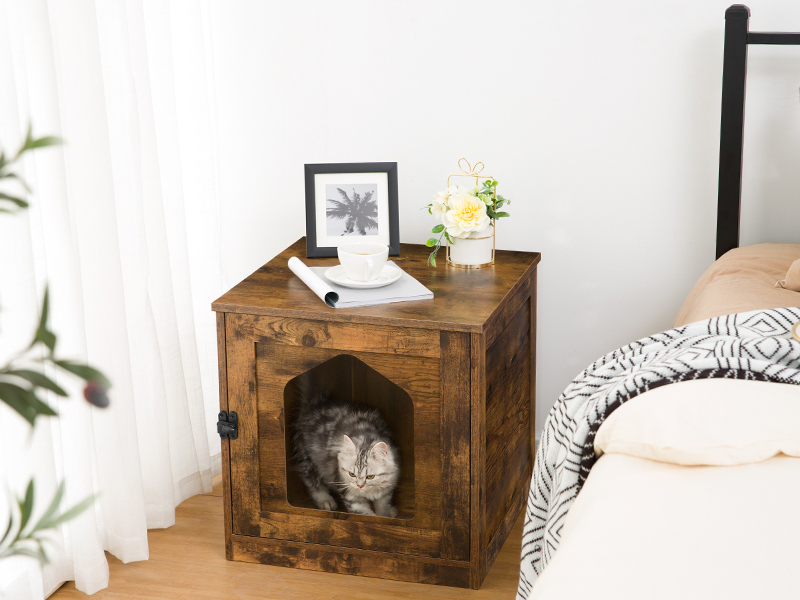 cat litter box enclosure