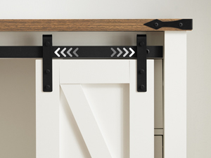 Schuifdeur van de schuur