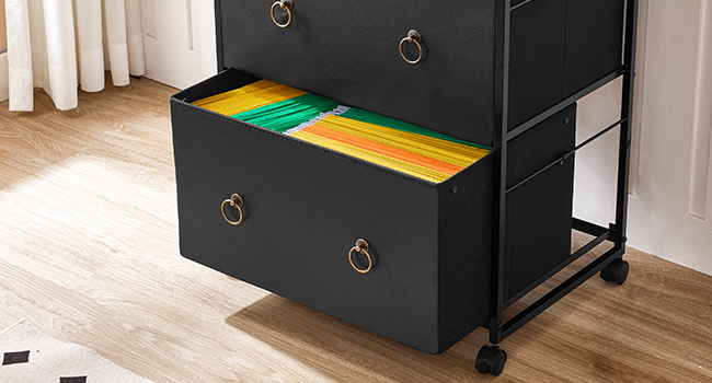 Archivador, Pedestal móvil, Archivadores para oficina en casa, 2 Archivador lateral con cajón