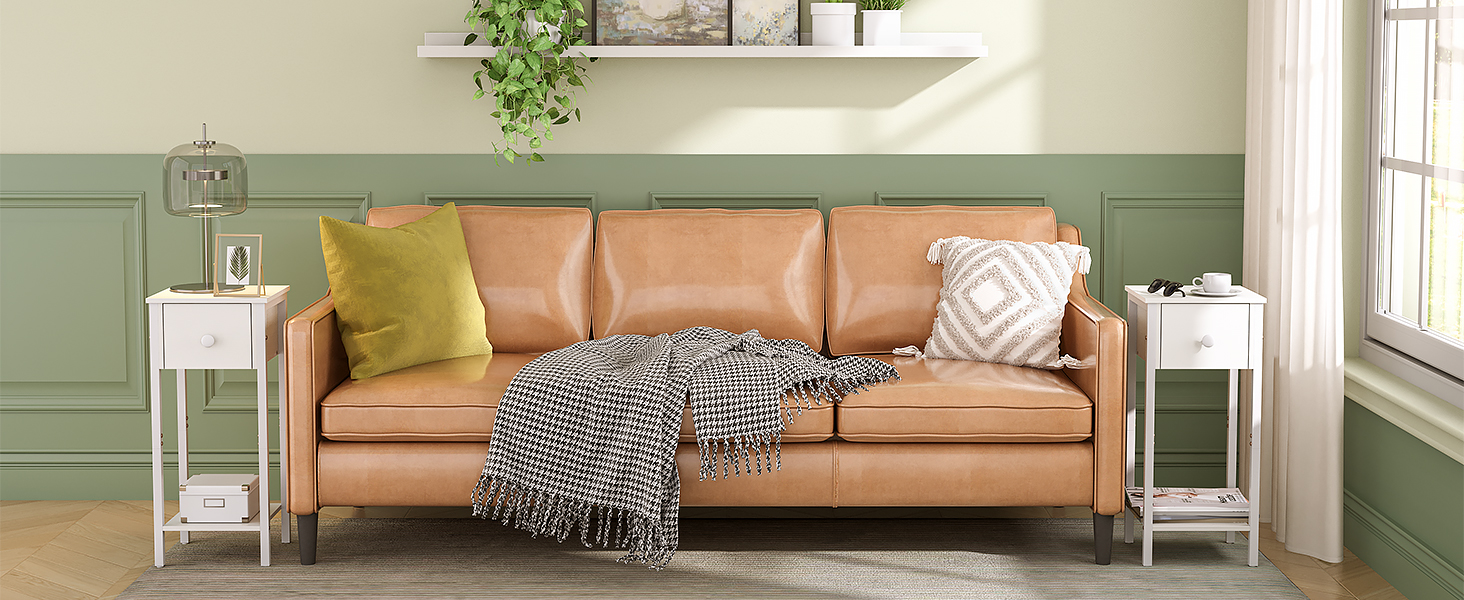 ince başucu masası, set 2, Çekmece ile uzun yatak başı masası, metal çerçeve, Beyaz küçük yan masa, Küçük alanlar için telefon masası, Dar komidin, sağlam, beyaz