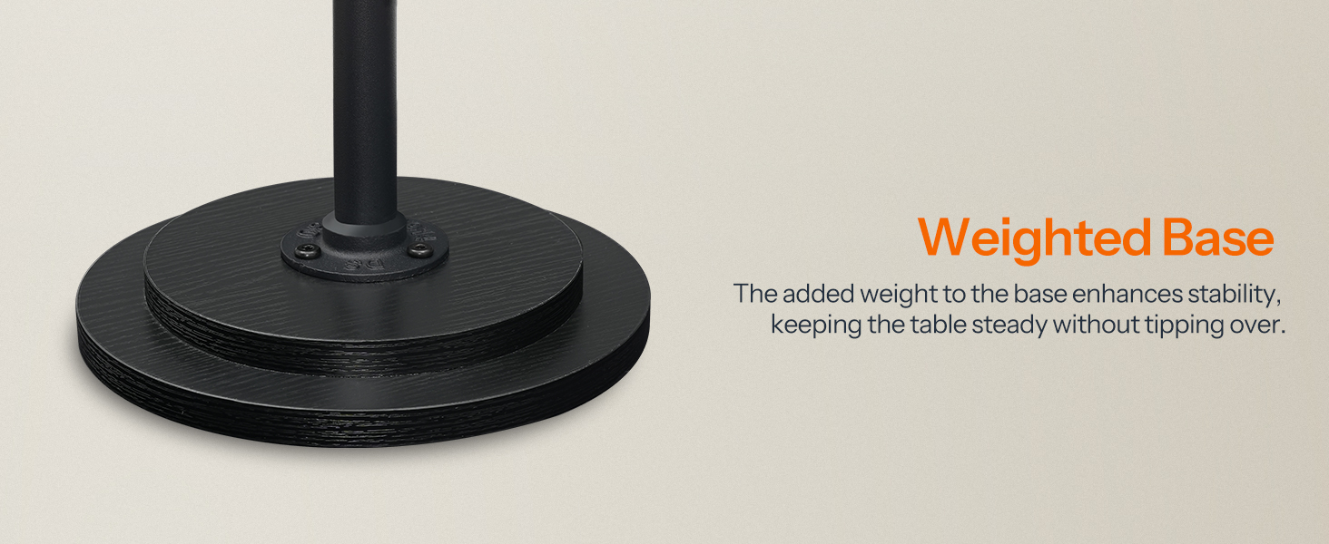 Base piedistallo ponderata